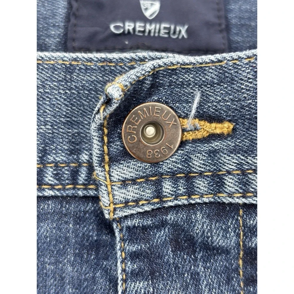 Cremieux Comfort Stretch Men's Jeans 36x34 Straight Leg Blue Denim